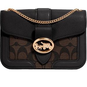 Coach georgie small crossbody bag in signature